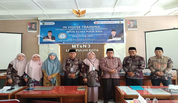 MTsN 3 Lima Puluh Kota Gelar IHT Pembelajaran Mendalam dan KBC